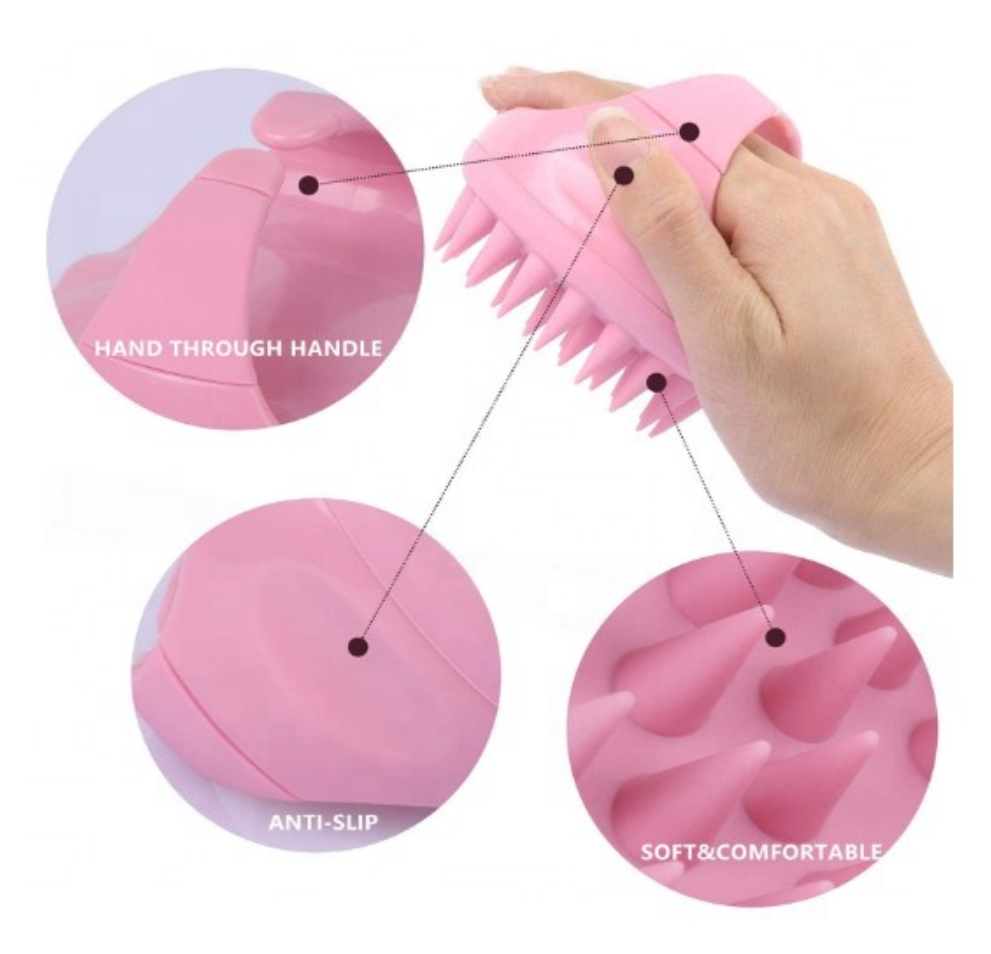 Wheat Straw Scalp Massage + Shampoo Brush